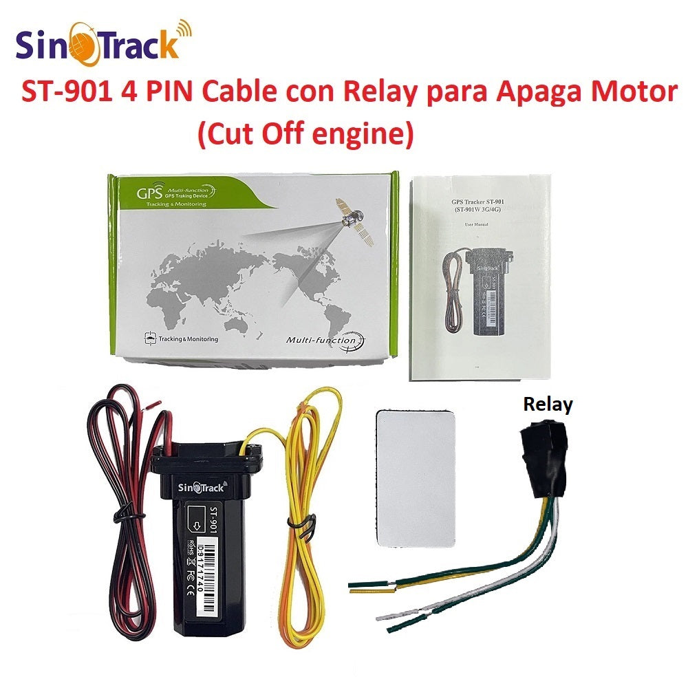 Gps Tracker Para Autos Motos Sinotrack ST-901 Apaga motor