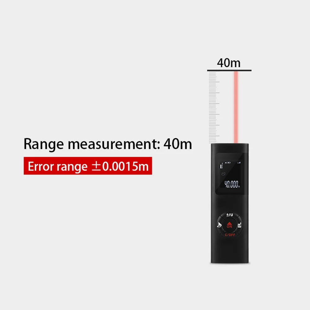 Medidor de Distancia Portatil S3 40m Bat Recargable