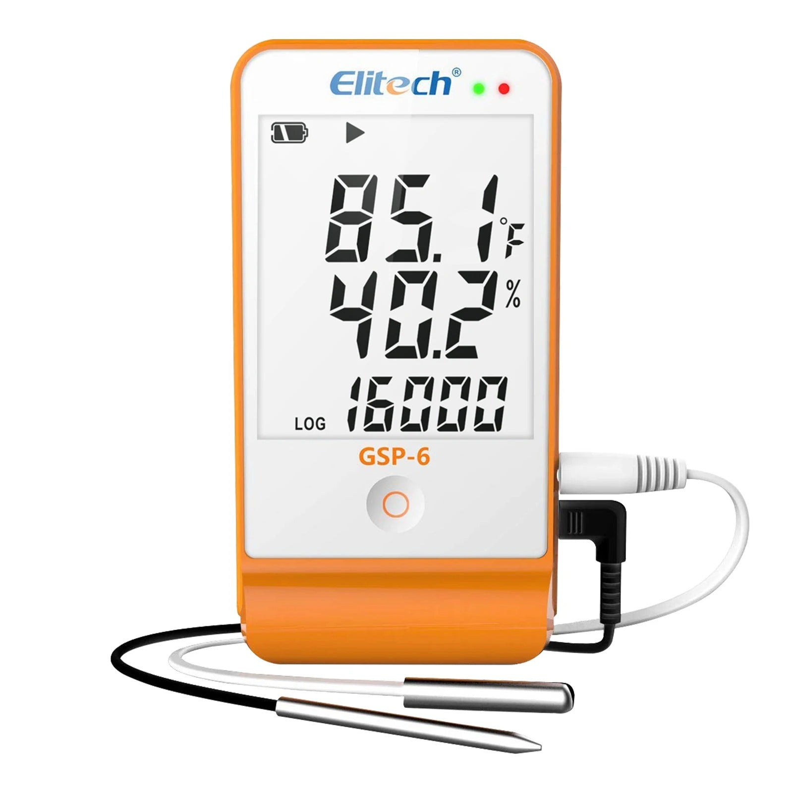 Termohigrómetro Data Logger Temp Y Humedad Elitech GSP-6