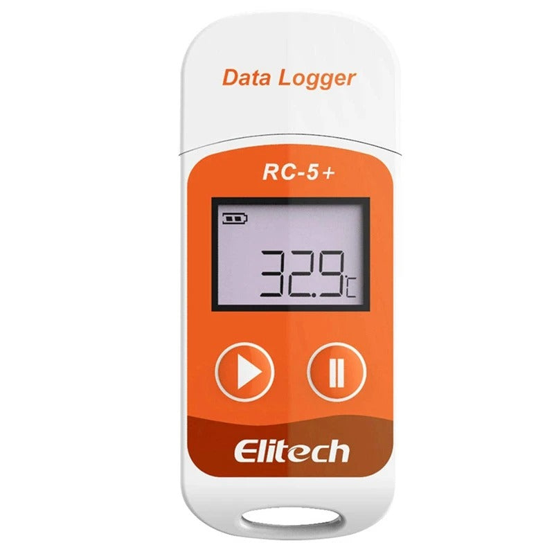 Termohigrómetro Data Logger Temperatura Elitech RC-5+