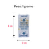 Silica Gel Sobre 1g x 100 sobres Indicador de Humedad Naranja