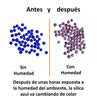 Silica Gel Color Azul Bolsa de 100g Cambia de Color