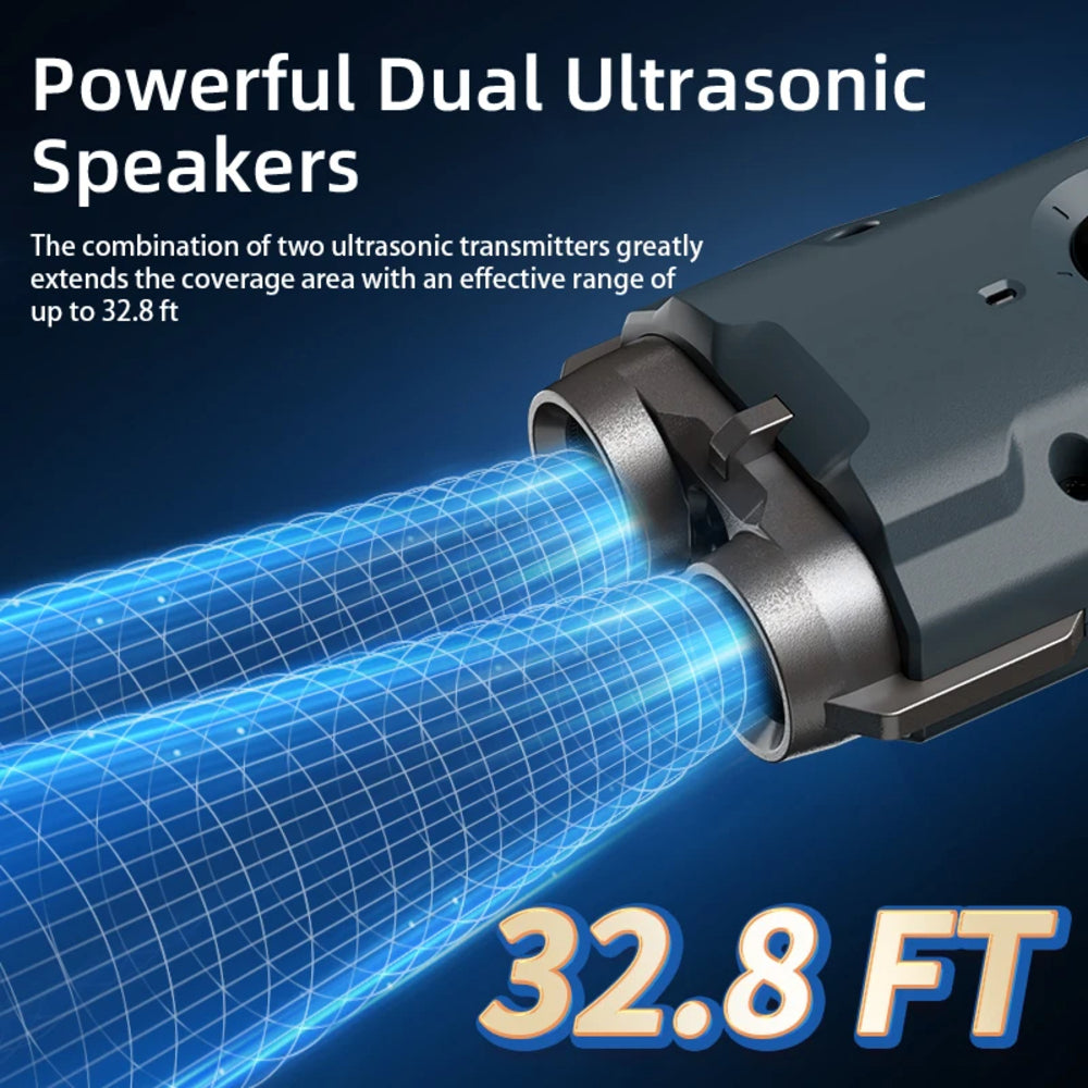 Ahuyentador Perros Doble Ultrasonico Recargable U20