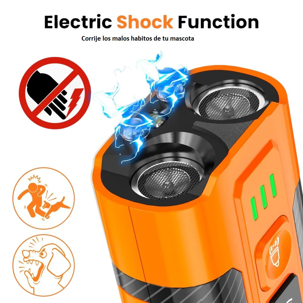 Ahuyentador Perros Ultrasonico Recargable 4 Modos TZ-U59S