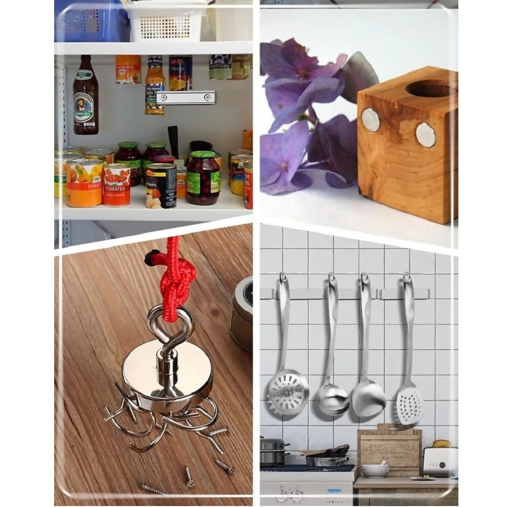 Iman de Neodimio 90mm Pesca G° N52 330kg Carga Axial Nominal