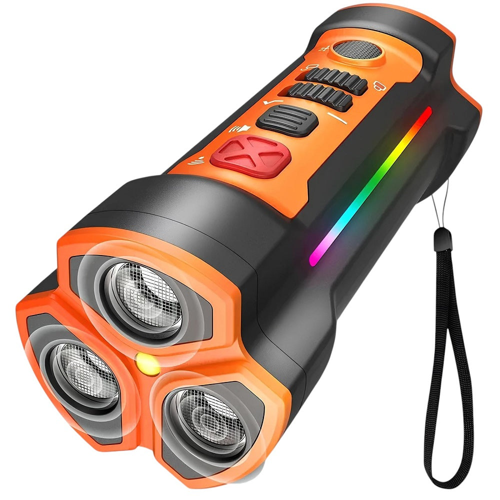Ahuyentador Perros XP40 Ultrasonico Recargable Linterna LED