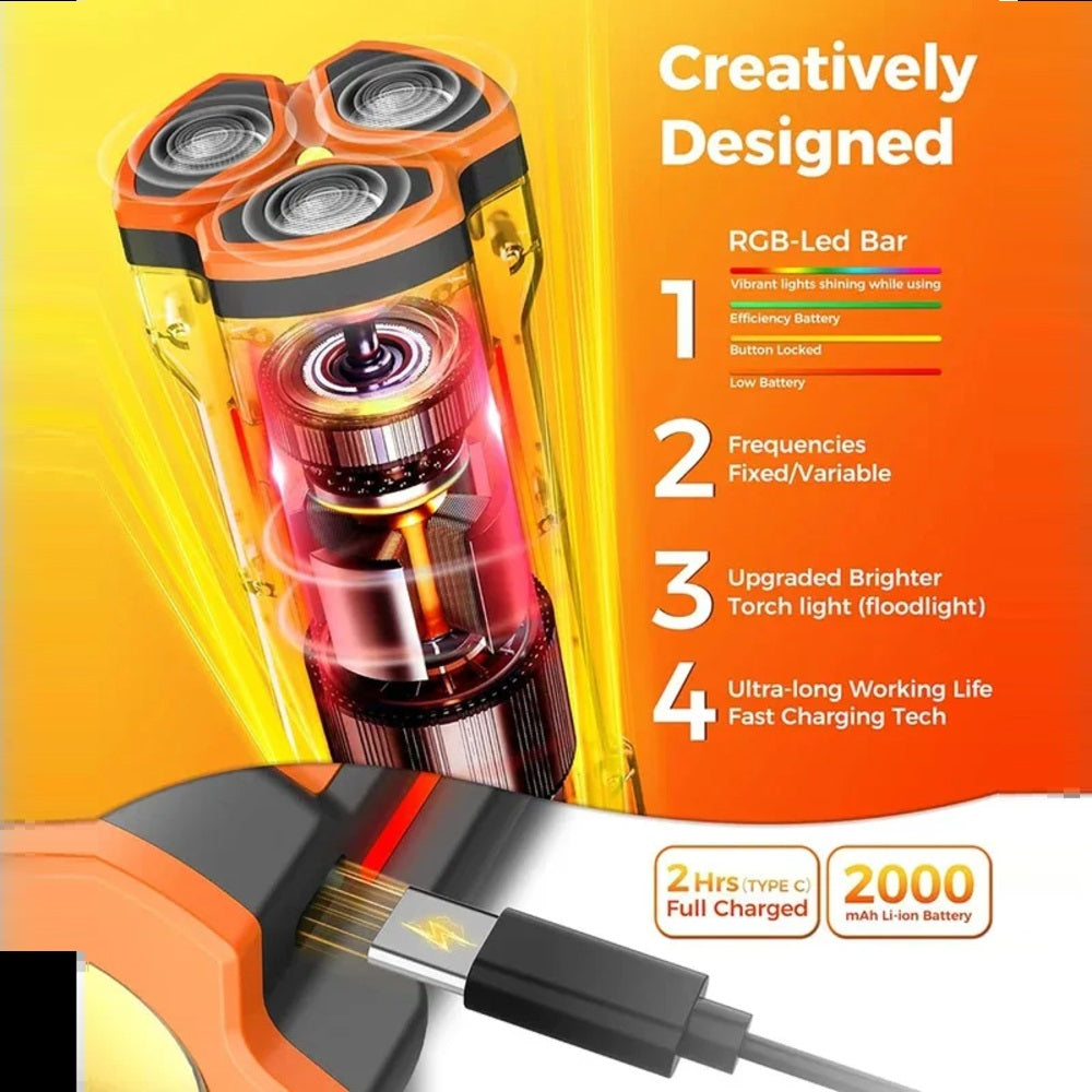 Ahuyentador Perros XP40 Ultrasonico Recargable Linterna LED