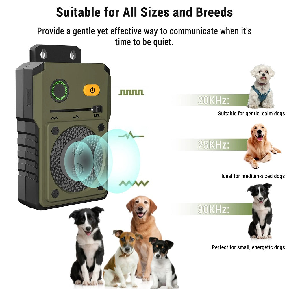 Dispositivo Antiladridos Perros Ultrasonico 15m Bat Recargable U11