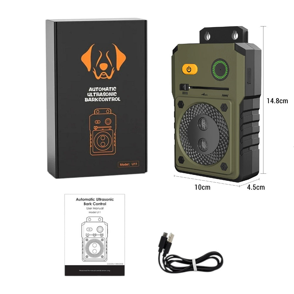 Dispositivo Antiladridos Perros Ultrasonico 15m Bat Recargable U11