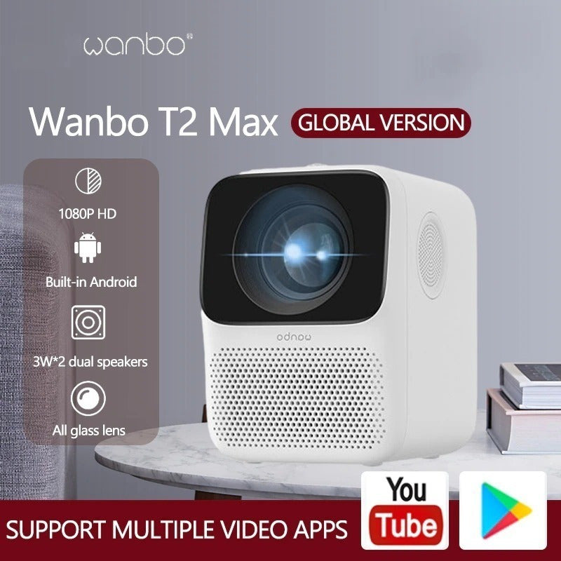 Mini Proyector- Wanbo Led Portátil T2 Max Original Oferta!