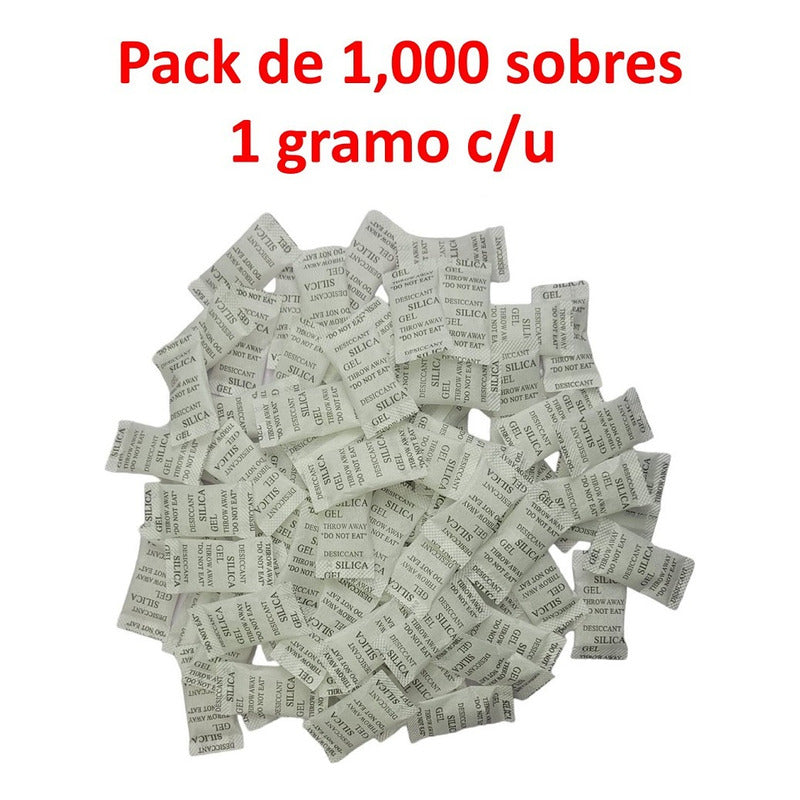 Pack 1000 G Sobres Silica Gel Original Sellada Oferta!