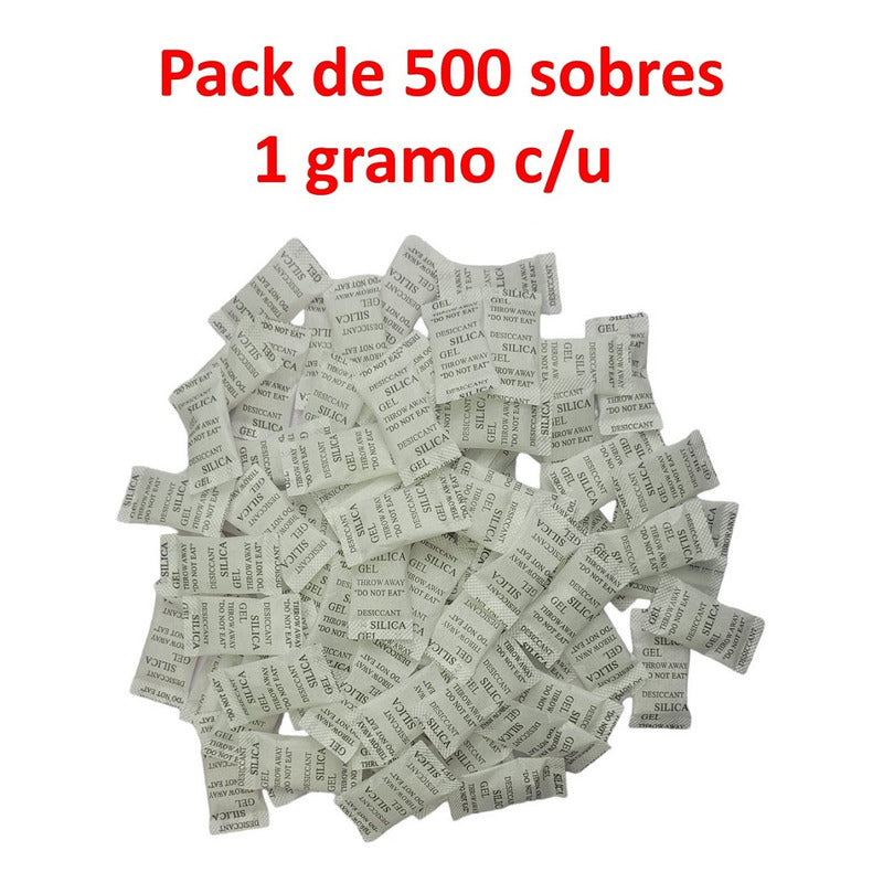 Pack 500g Sobres Silica Gel Original Sellada Oferta!
