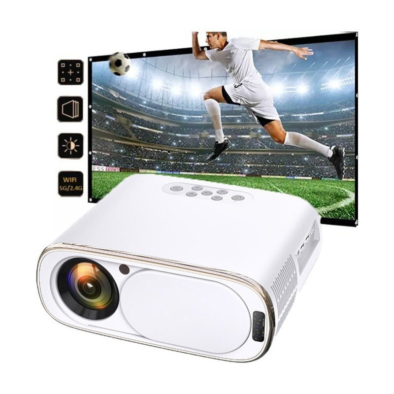 Mini Proyector Bt Projector 4d Keystone Beamer 1080p Full Hd