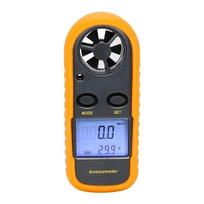 Anemómetro Termometro Digital Medidor De Velocidad De Vient